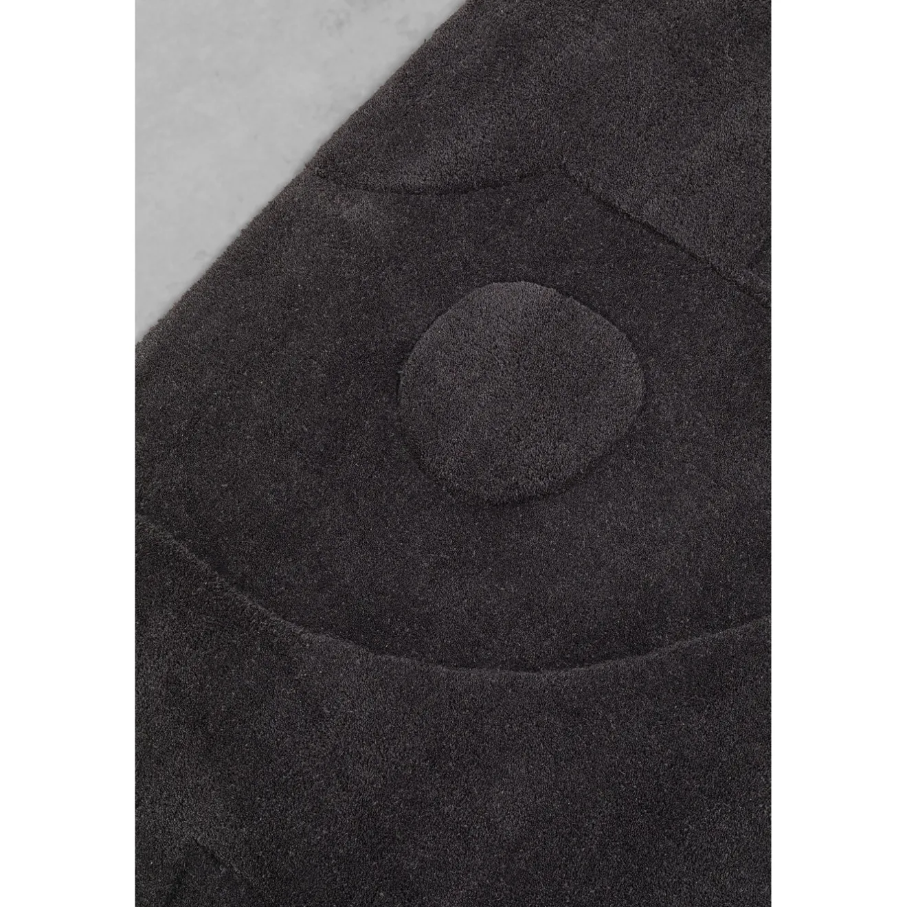 KARE Design Tapis À Poils Courts|Tapis Conor Anthracite 170X240Cm