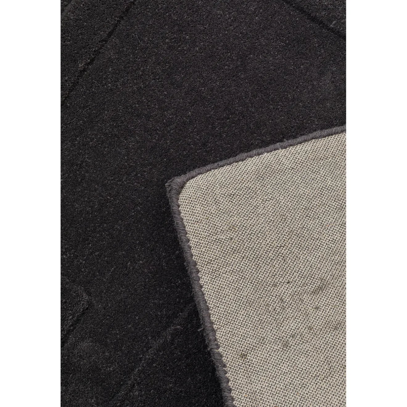 KARE Design Tapis À Poils Courts|Tapis Conor Anthracite 170X240Cm