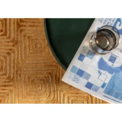 KARE Design Tapis À Poils Courts|Tapis Costa Jaune 170X240Cm