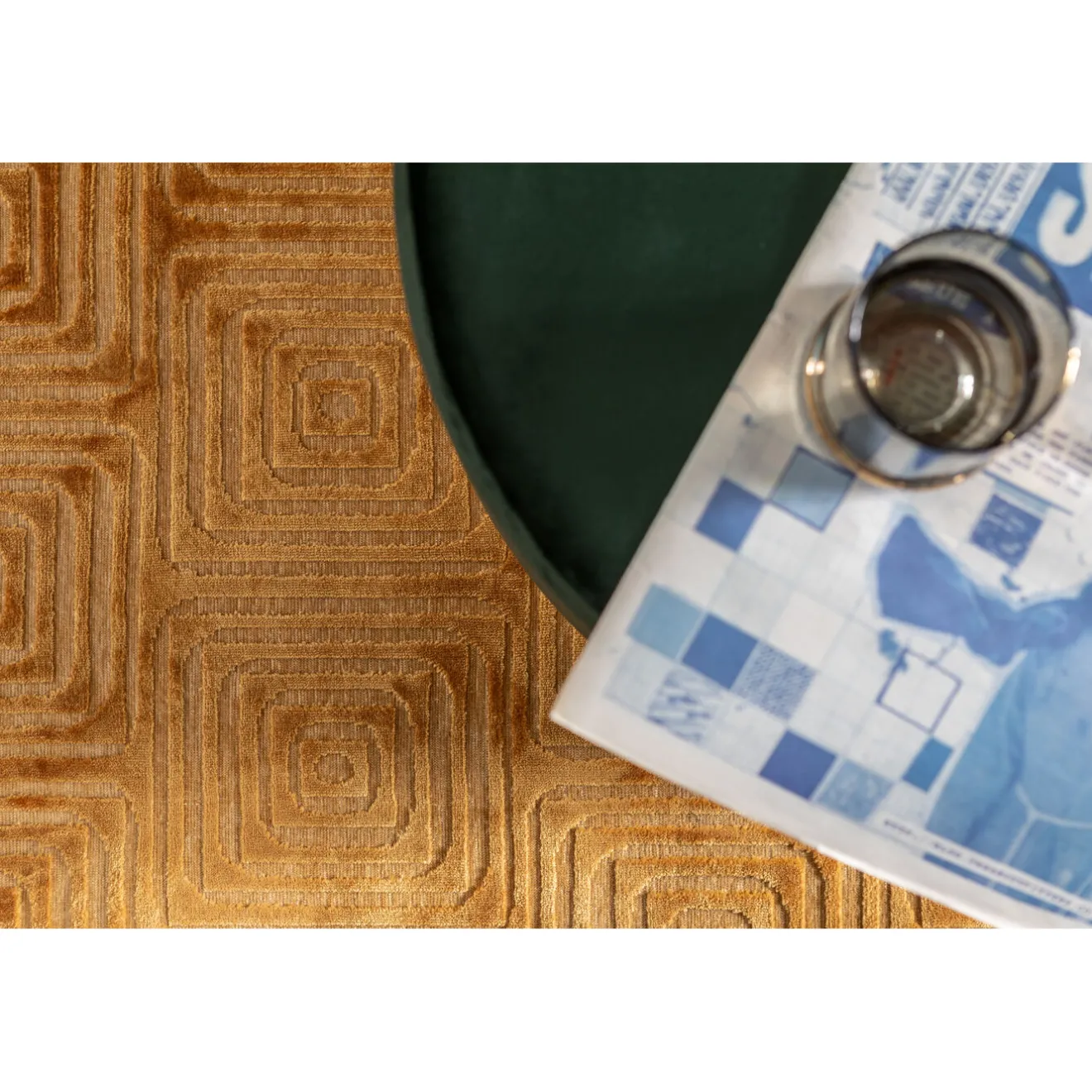 KARE Design Tapis À Poils Courts|Tapis Costa Jaune 170X240Cm