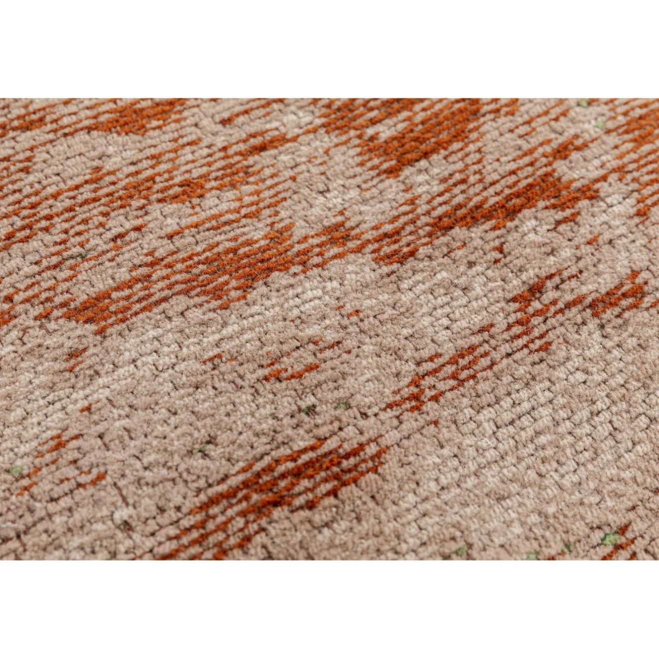 KARE Design Tapis À Poils Courts|Tapis Downtown Vert 170X240Cm