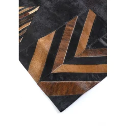 KARE Design Tapis En Peau|Tapis En Cuir Puzzle 170X240Cm