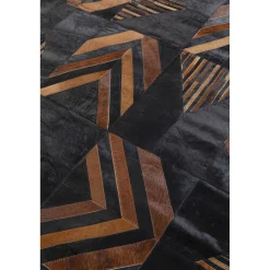 KARE Design Tapis En Peau|Tapis En Cuir Puzzle 170X240Cm