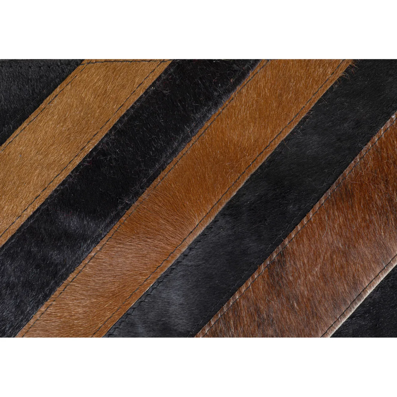 KARE Design Tapis En Peau|Tapis En Cuir Puzzle 170X240Cm