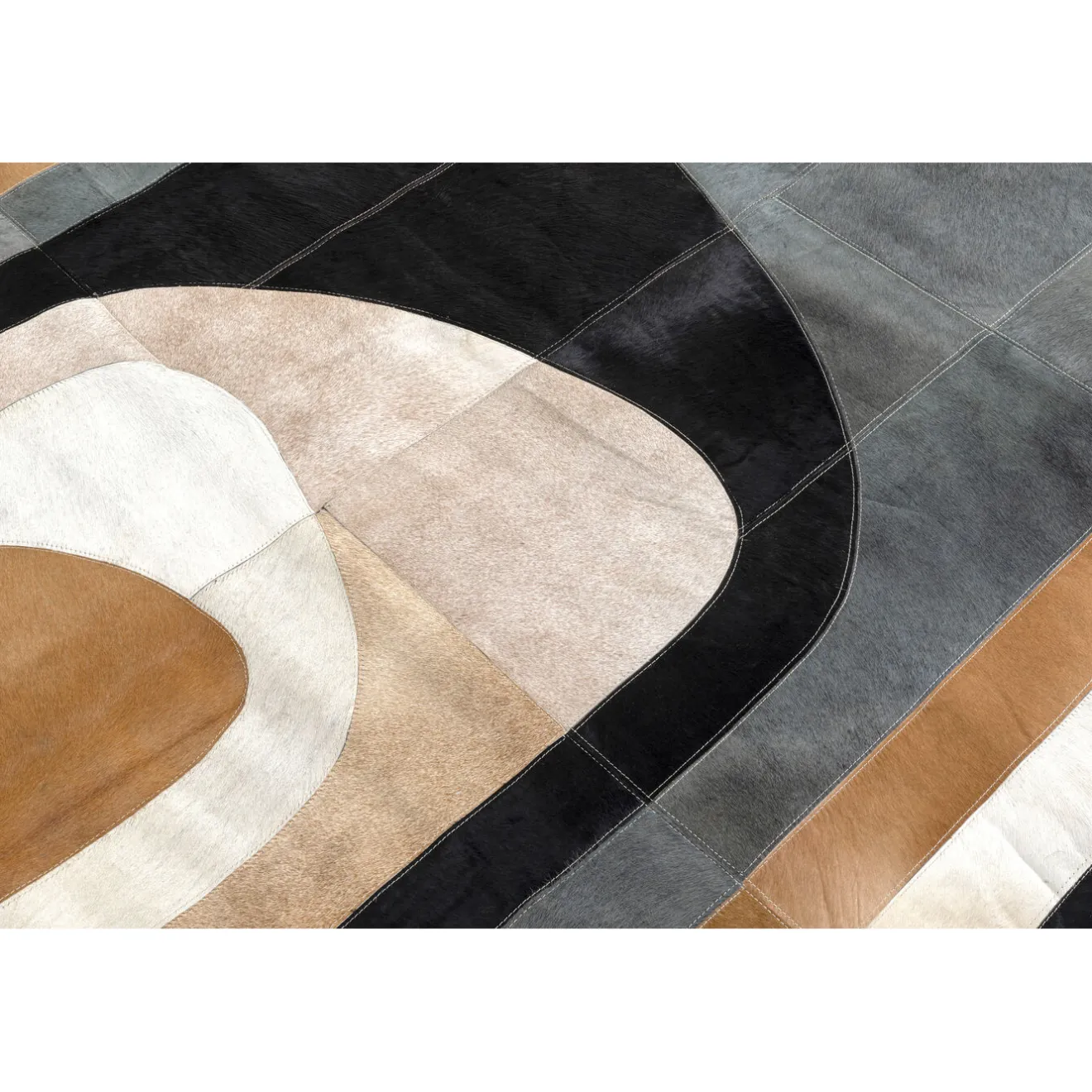 KARE Design Tapis En Peau|Tapis En Cuir Tierra 170X240Cm