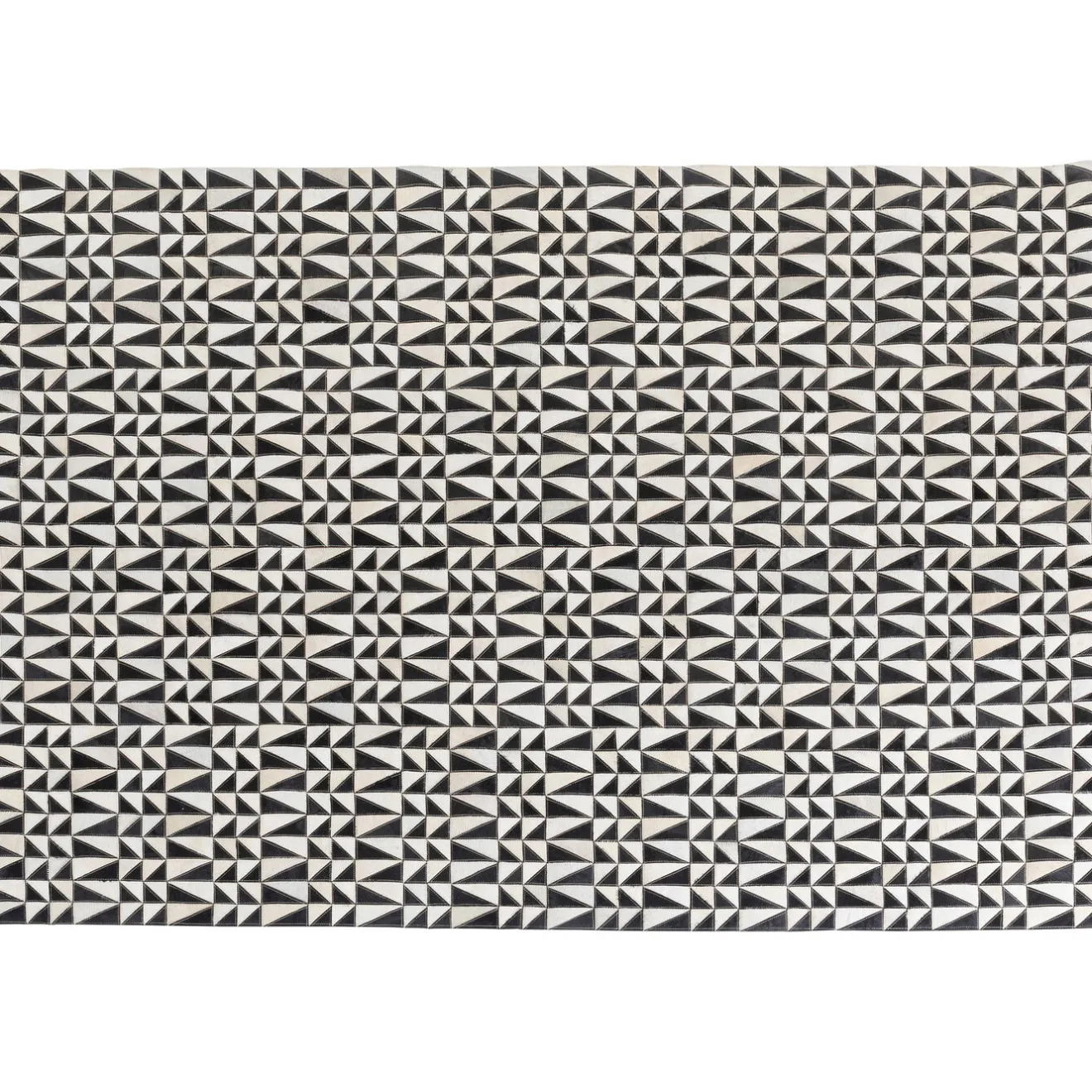 KARE Design Tapis En Peau|Tapis En Cuir Zigzag 170X240Cm