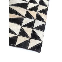 KARE Design Tapis En Peau|Tapis En Cuir Zigzag 170X240Cm