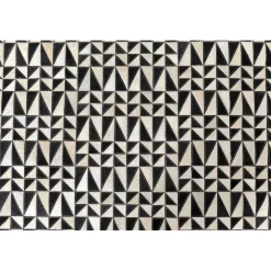 KARE Design Tapis En Peau|Tapis En Cuir Zigzag 170X240Cm
