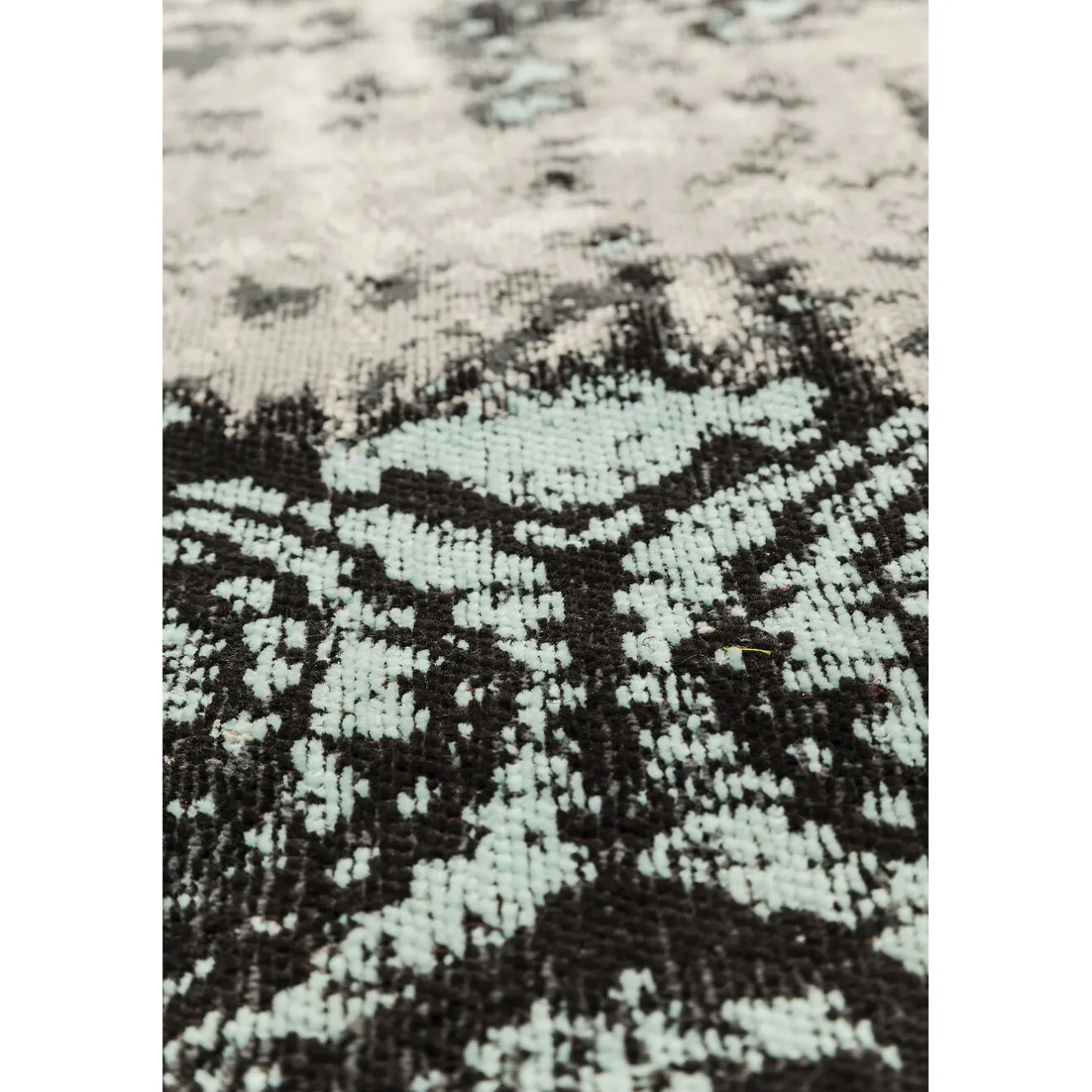 KARE Design Tapis À Poils Courts|Tapis Kelim Ornaments Turquoise 170X240Cm