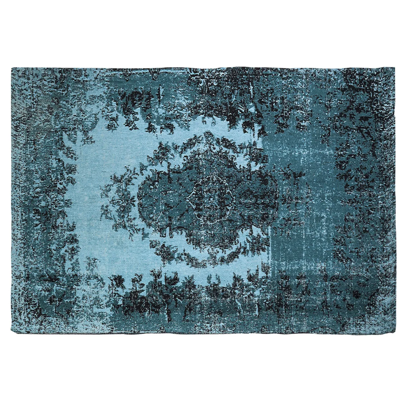 KARE Design Tapis À Poils Courts|Tapis Kelim Pop Turquoise 170X240Cm