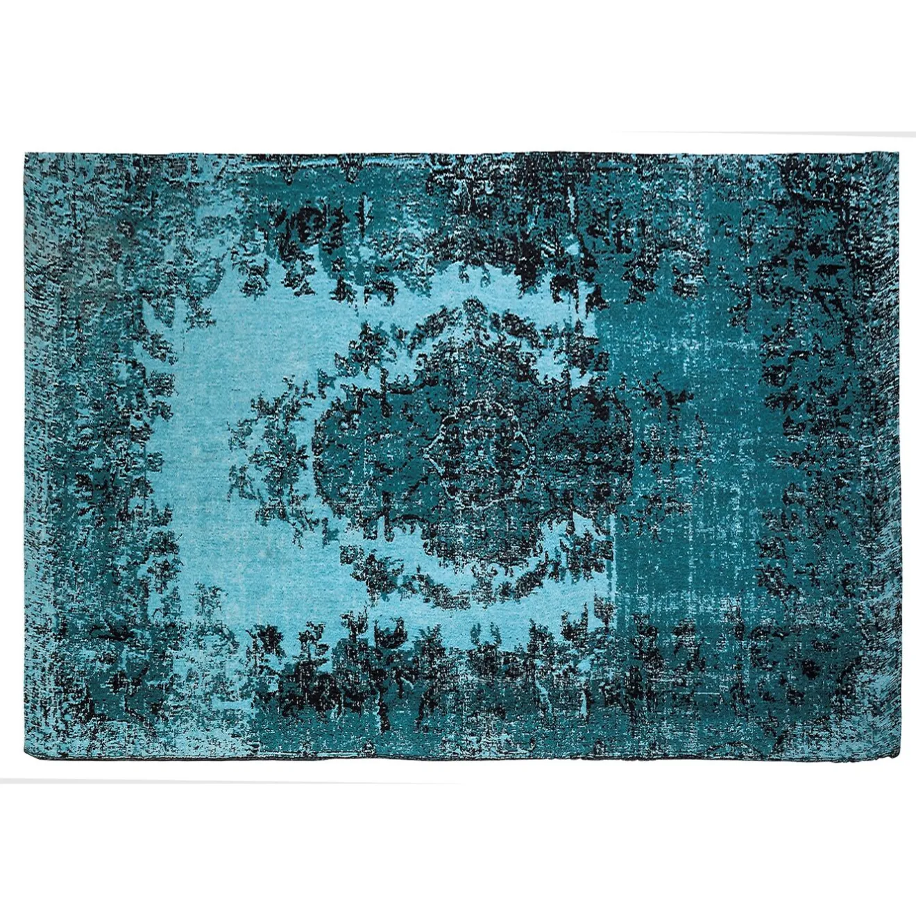 KARE Design Tapis À Poils Courts|Tapis Kelim Pop Turquoise 170X240Cm