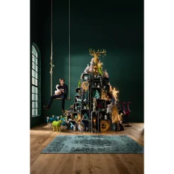 KARE Design Tapis À Poils Courts|Tapis Kelim Pop Turquoise 170X240Cm