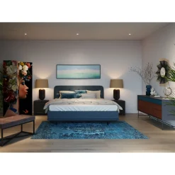 KARE Design Tapis À Poils Courts|Tapis Kelim Pop Turquoise 170X240Cm