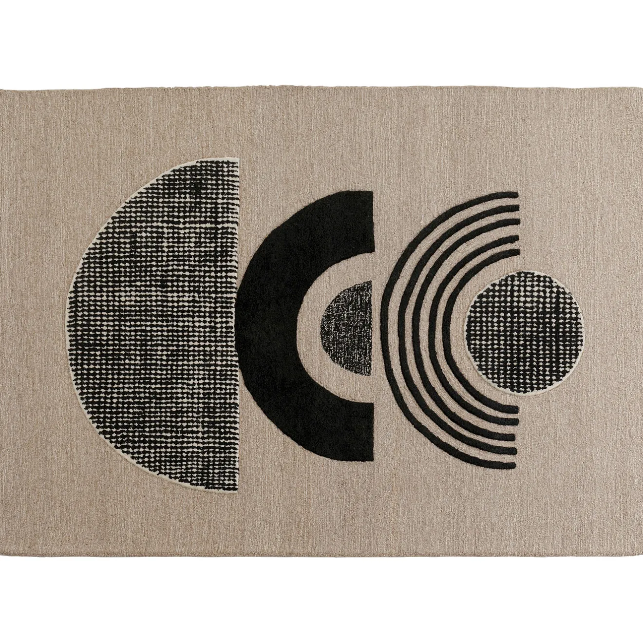 KARE Design Tapis À Poils Courts|Tapis Moon Parts 170X240Cm