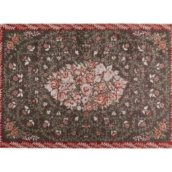 KARE Design Tapis À Poils Courts|Tapis Oriental Rose Gris 170X240Cm