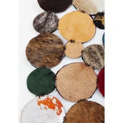 KARE Design Tapis En Peau|Tapis Rond Circle Multi O150Cm