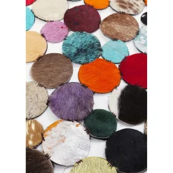 KARE Design Tapis En Peau|Tapis Rond Circle Multi O150Cm