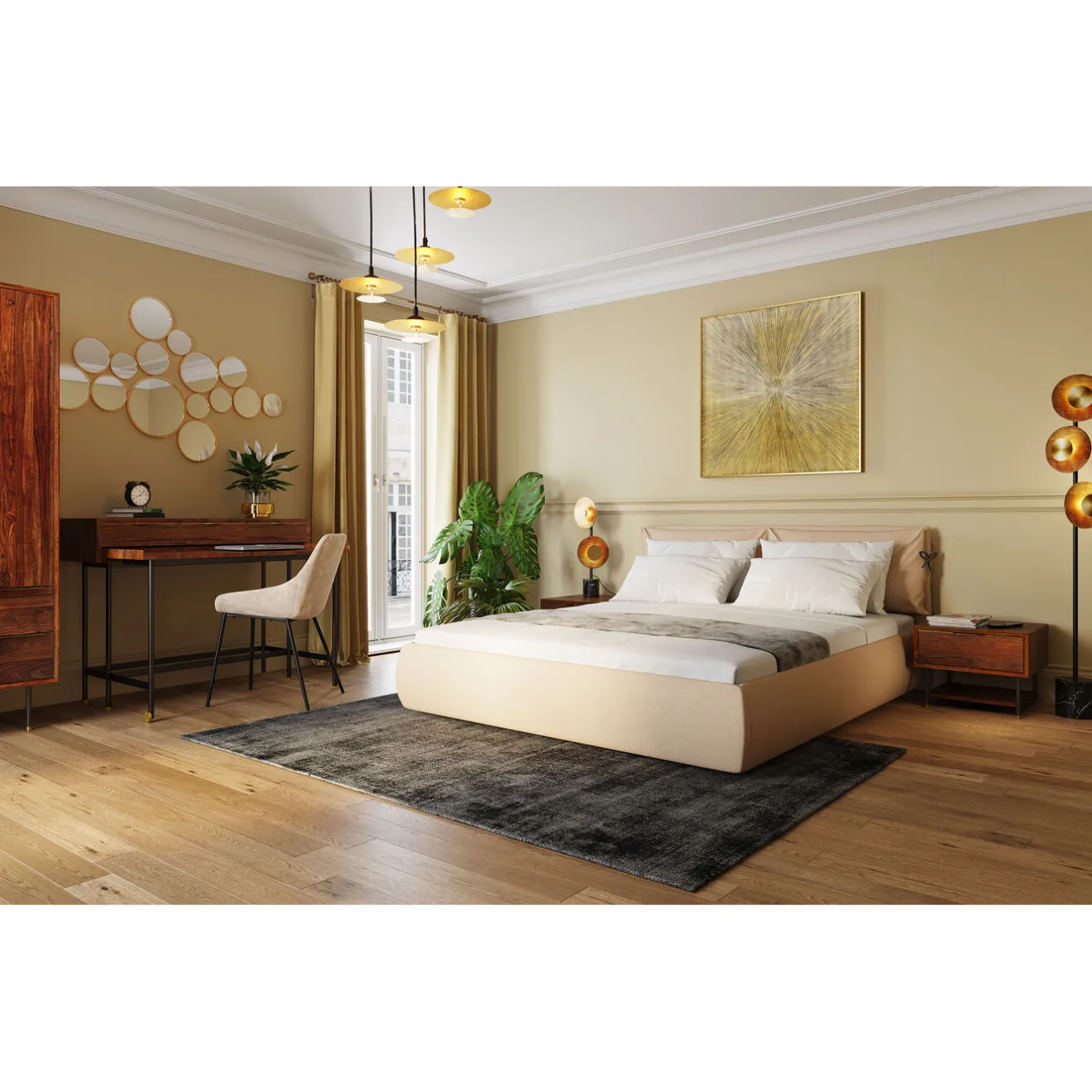 KARE Design Tapis À Poils Courts|Tapis Runway Gris 200X300Cm