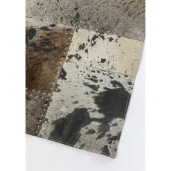 KARE Design Tapis En Peau|Tapis Squares Gris 170X240Cm