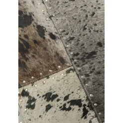 KARE Design Tapis En Peau|Tapis Squares Gris 170X240Cm