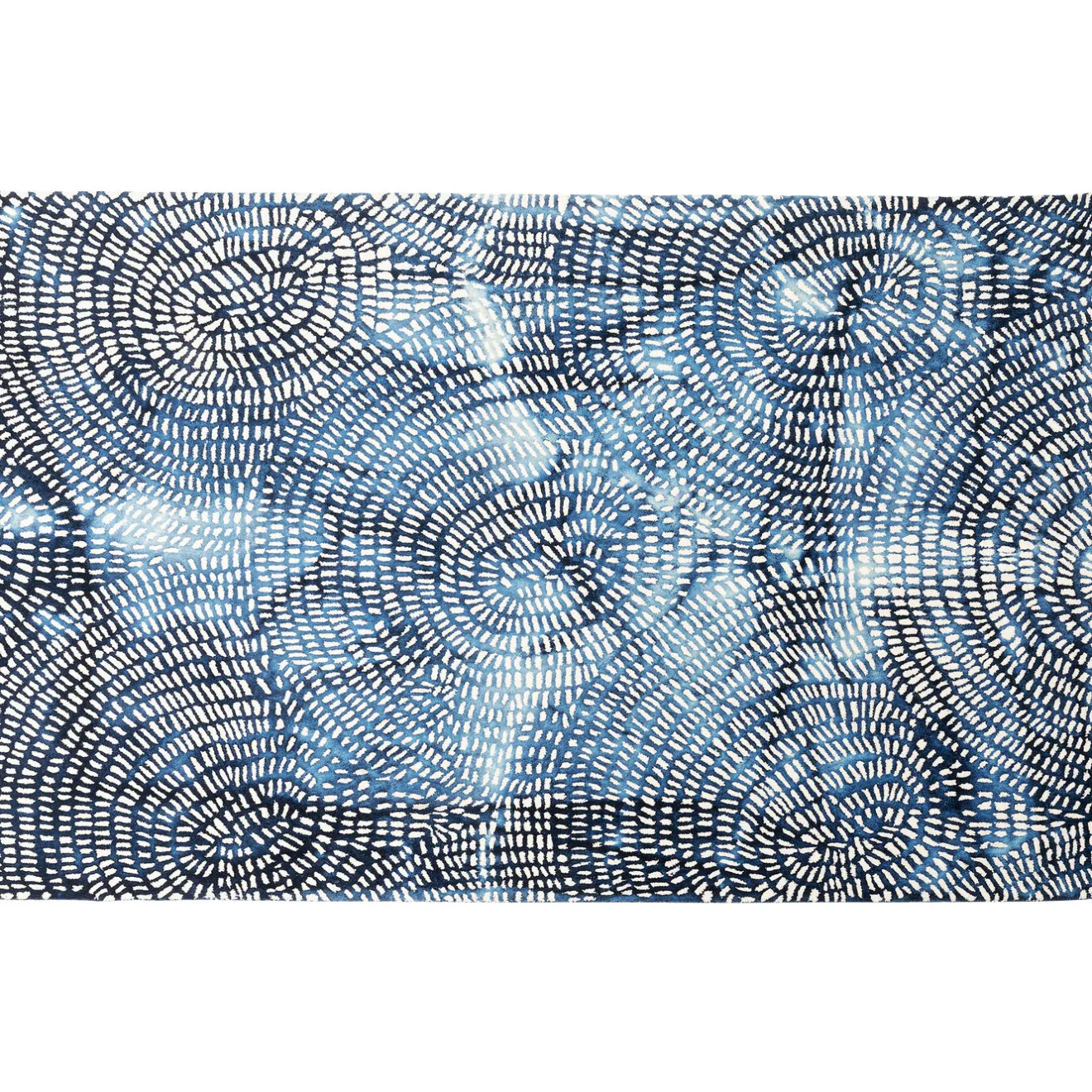 KARE Design Tapis À Poils Courts|Tapis Stamp Bleu 170X240Cm