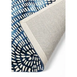 KARE Design Tapis À Poils Courts|Tapis Stamp Bleu 170X240Cm