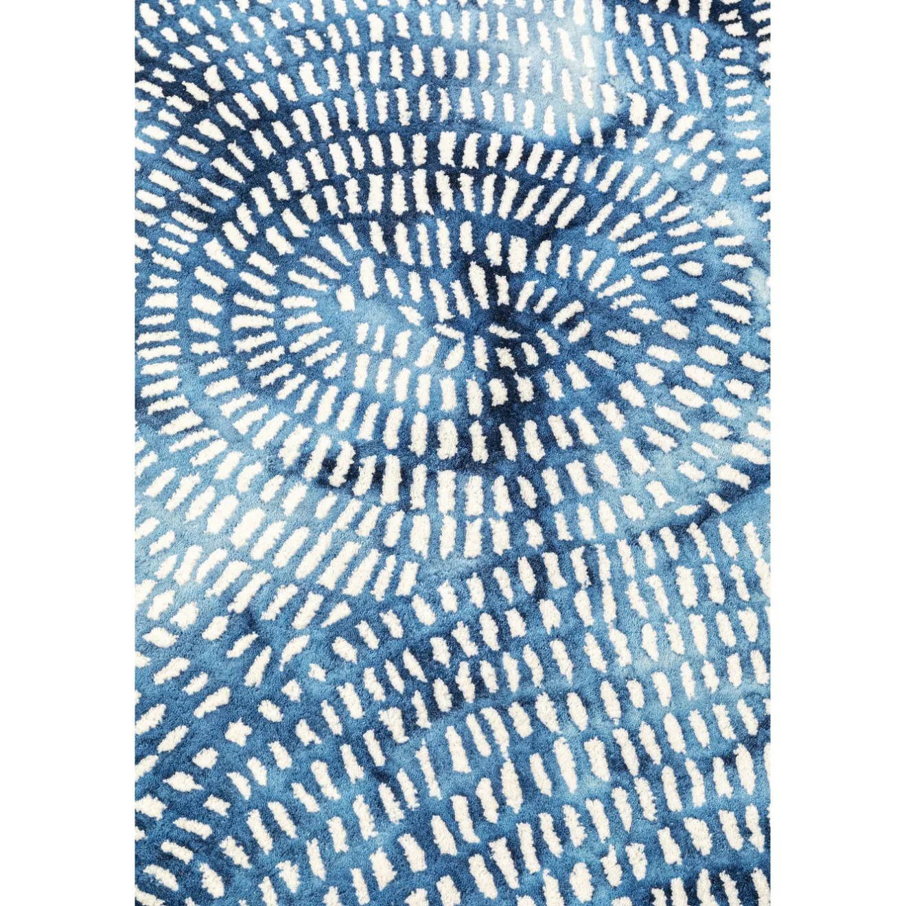 KARE Design Tapis À Poils Courts|Tapis Stamp Bleu 170X240Cm