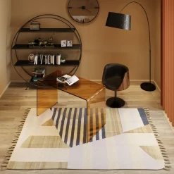 KARE Design Tapis À Poils Courts|Tapis Stripes 150X240Cm