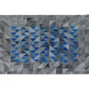 KARE Design Tapis En Peau|Tapis Triangle Gris 170X240Cm