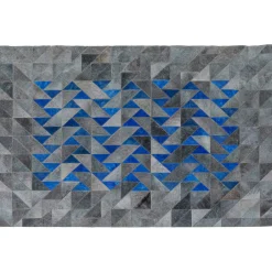 KARE Design Tapis En Peau|Tapis Triangle Gris 170X240Cm