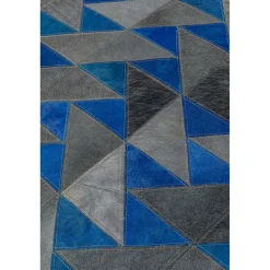 KARE Design Tapis En Peau|Tapis Triangle Gris 170X240Cm