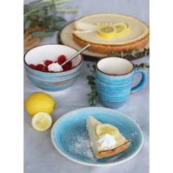 KARE Design Tasses|Tasse Swirl Bleu