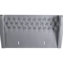 KARE Design Lits Boxspring|Tete De Lit Benito Moon Gris 160Cm