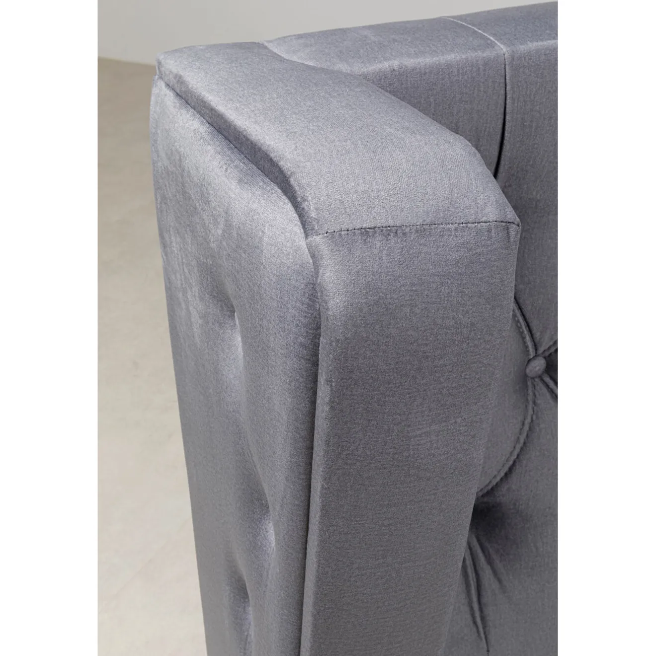 KARE Design Lits Boxspring|Tete De Lit Benito Moon Gris 160Cm