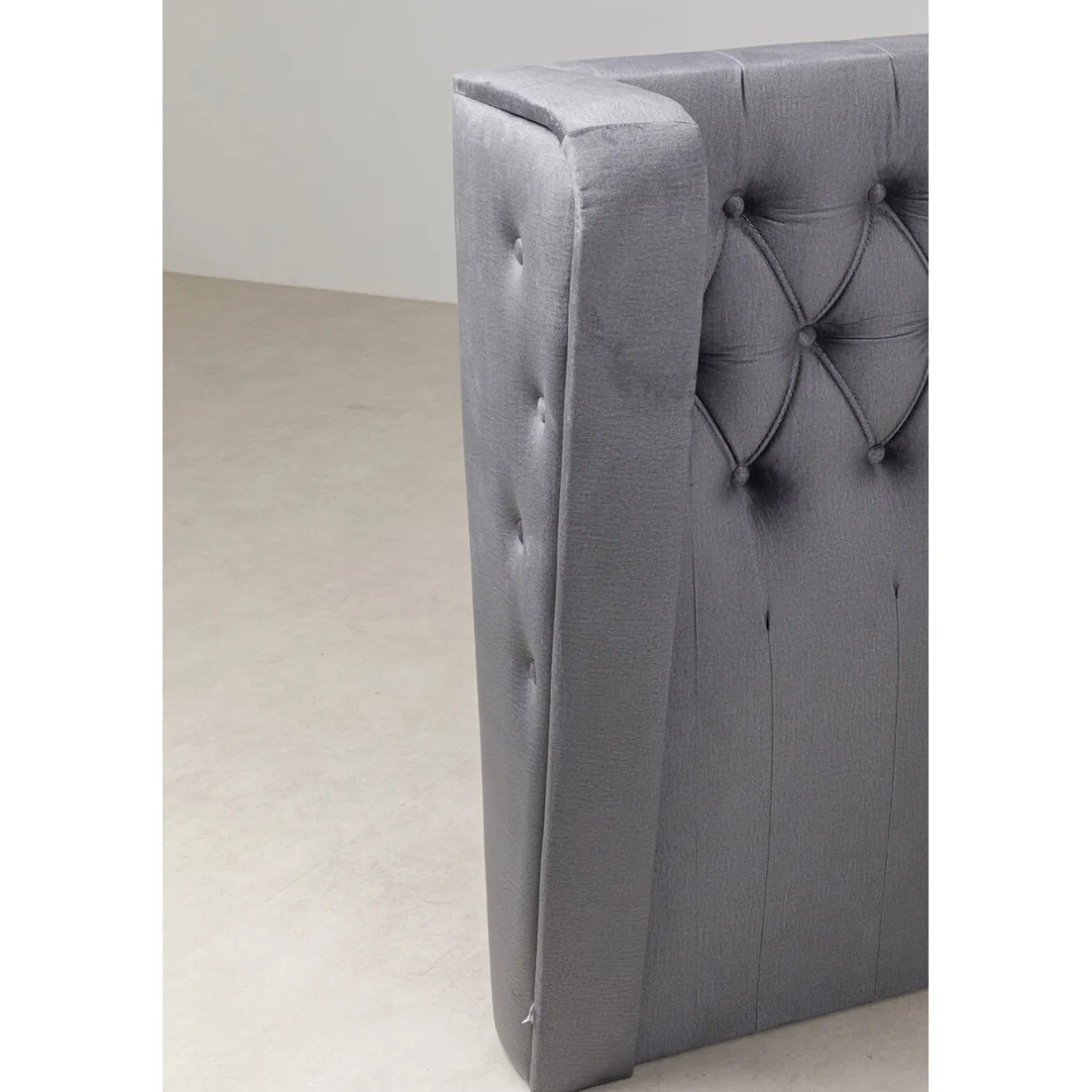 KARE Design Lits Boxspring|Tete De Lit Benito Moon Gris 180Cm