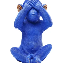 KARE Design Tirelires|Tirelire Monkey Mizaru Bleu
