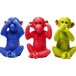 KARE Design Tirelires|Tirelire Monkey Mizaru Bleu