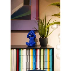 KARE Design Tirelires|Tirelire Monkey Mizaru Bleu