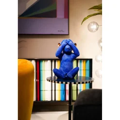 KARE Design Tirelires|Tirelire Monkey Mizaru Bleu