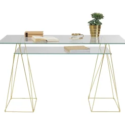 KARE Design Piètements De Tables|Treteaux-Bureau Polar Laiton (Set De 2)