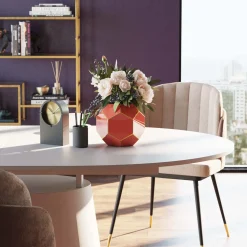 KARE Design Vases|Vase Art Pastel Rouge 17Cm