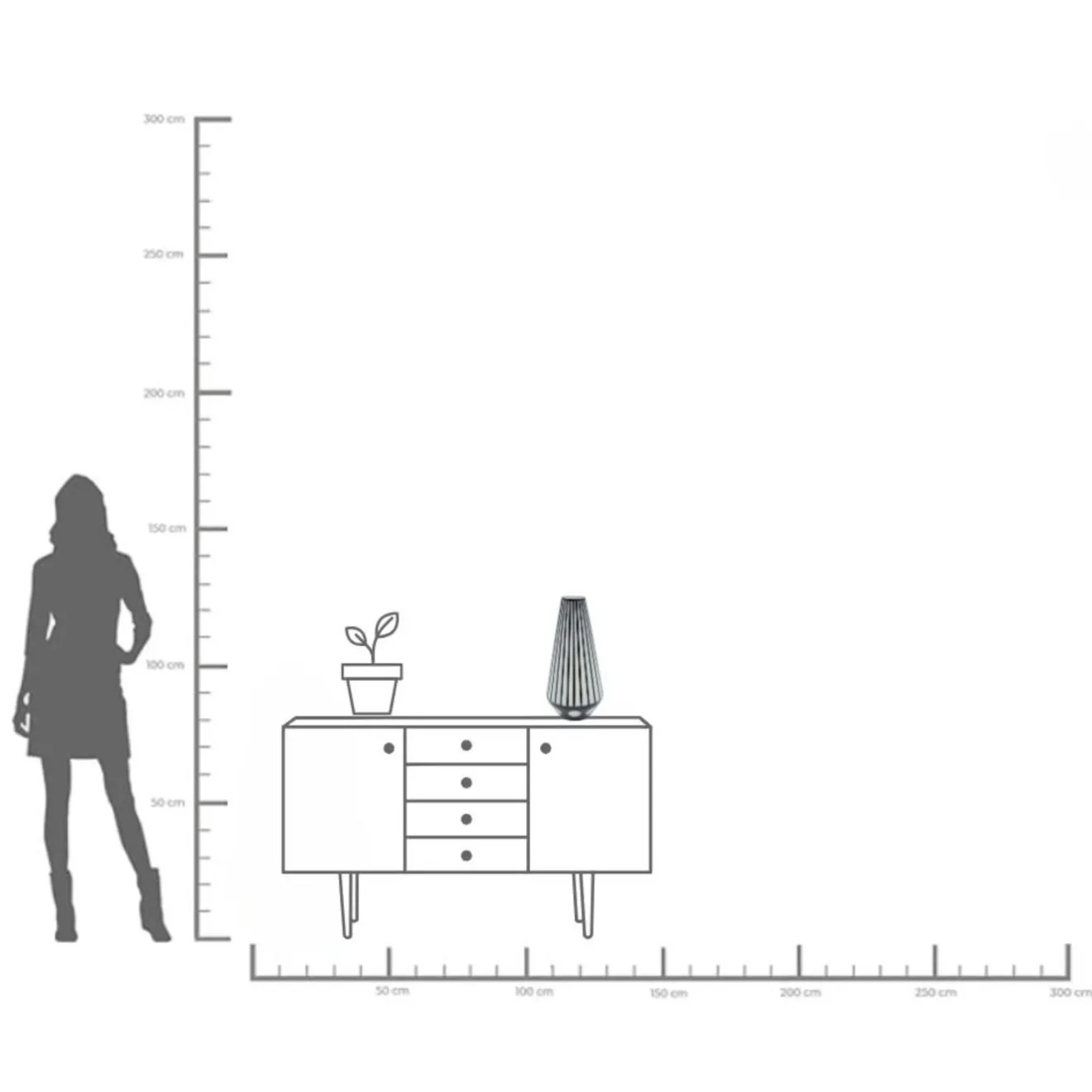 KARE Design Vases|Vase Brillar Cylinder 44Cm