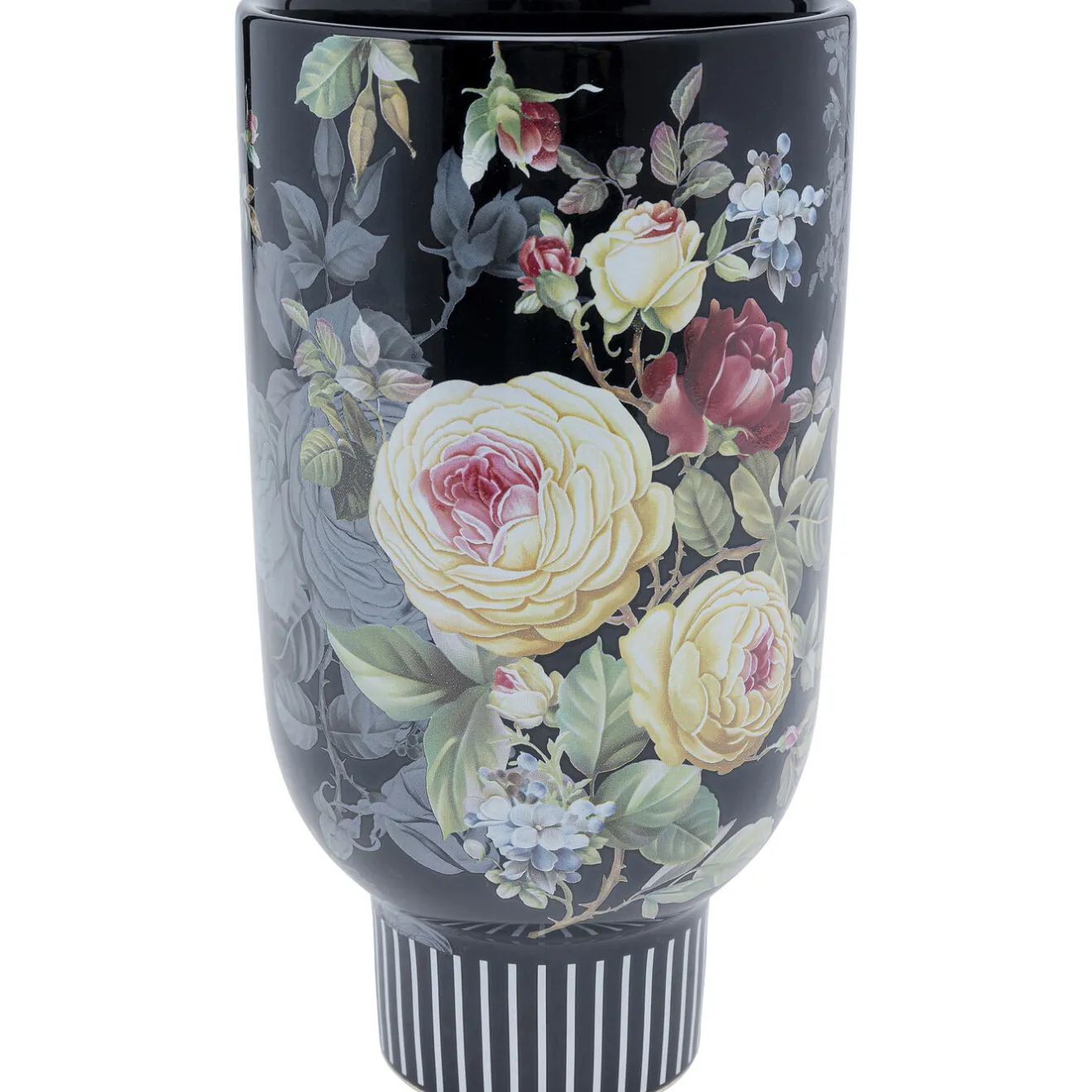 KARE Design Vases Décoratifs|Vase Décoratif Rose Magic Noir 27Cm