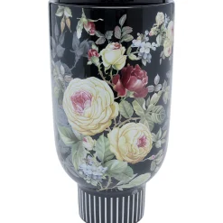 KARE Design Vases Décoratifs|Vase Décoratif Rose Magic Noir 27Cm