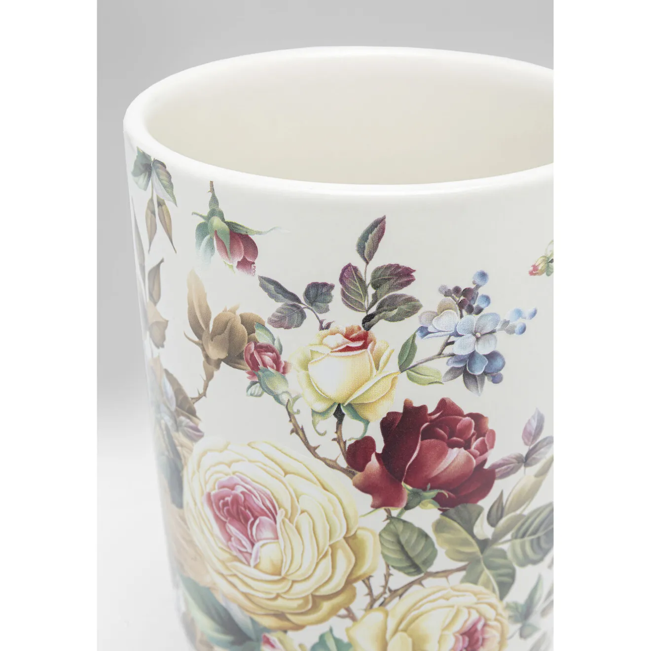 KARE Design Vases Décoratifs|Vase Décoratif Rose Magic Blanc 27Cm