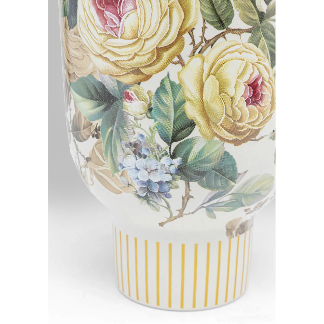 KARE Design Vases Décoratifs|Vase Décoratif Rose Magic Blanc 27Cm