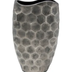KARE Design Vases Décoratifs|Vase Décoratif Sacramento Comb Argente 59Cm