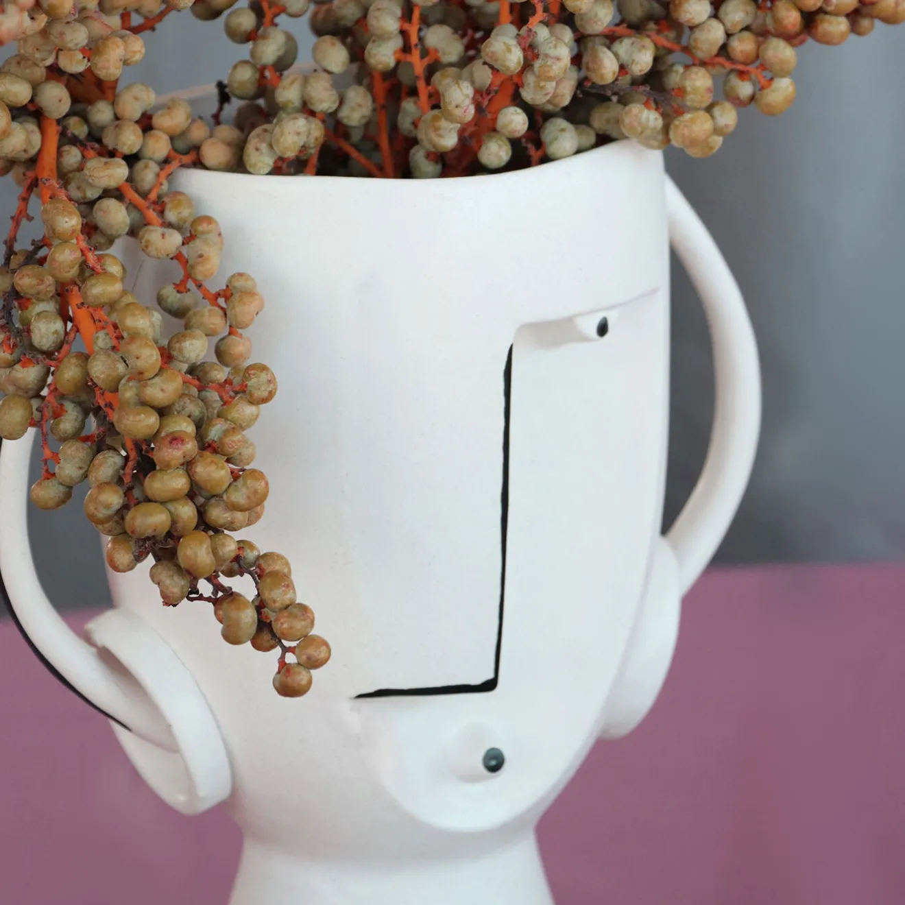 KARE Design Vases|Vase Face Pot 30