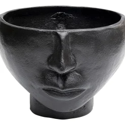 KARE Design Vases|Vase Half Face Noir 23Cm