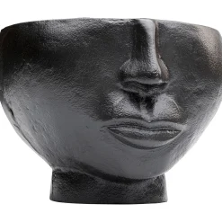 KARE Design Vases|Vase Half Face Noir 23Cm